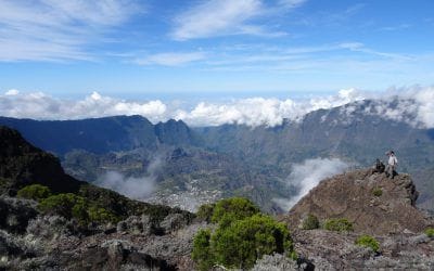 Fabien JAN, ancien élève de  La  Ville Davy  et  passionné de nature, devenu chargé de terrain  à  La   Réunion