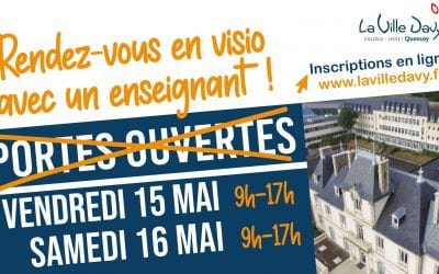 Les portes ouvertes des 15  et  16 mai 2020 remplacées par des visioconférences