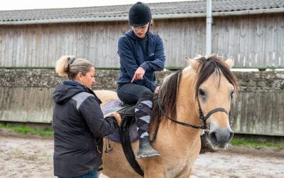 Maud  Le  Nepvou, nouvelle encadrante de l’option équitation  à  La   Ville Davy