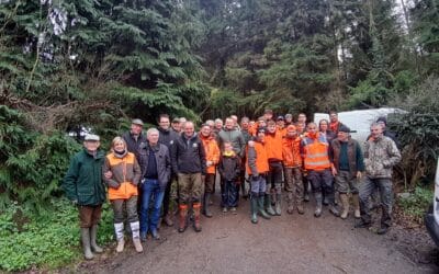 1ères GMNF  et  chasseurs comptent les chevreuils