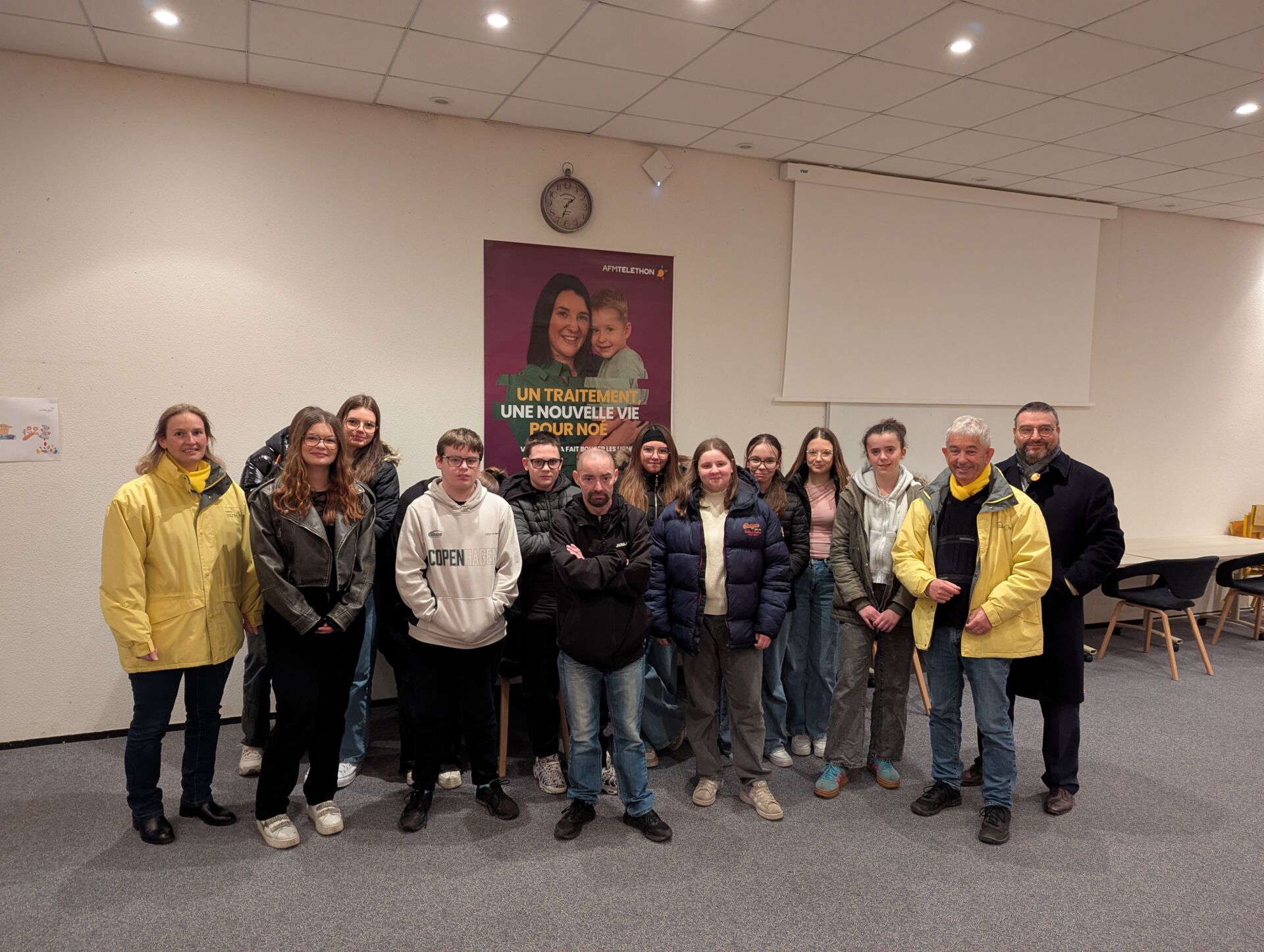 <span>La </span>Ville Davy se mobilise : 1200 € récoltés pour <span> le </span> Téléthon