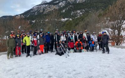 Les Terminales CGEA  et   la  section VTT en séjour en Savoie
