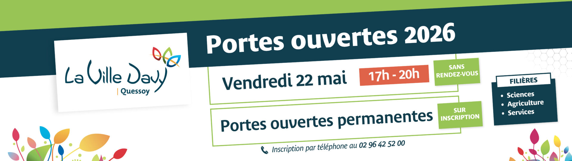 Explorez les formations de <span> La </span> Ville Davy lors de nos portes ouvertes