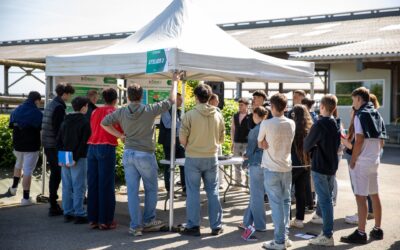 Les élèves de 1ère CGEA en immersion à la ferme pilote de Bel Orient